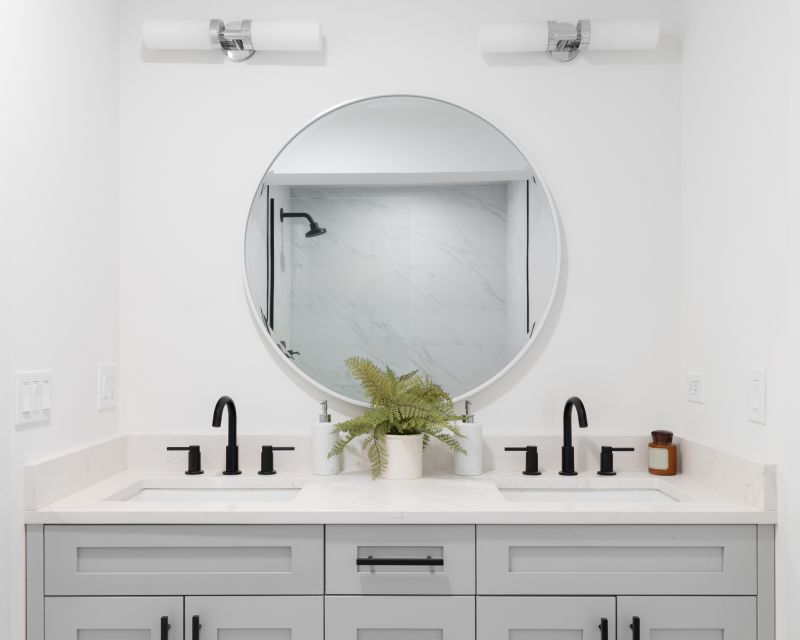 Modern vanity with storage